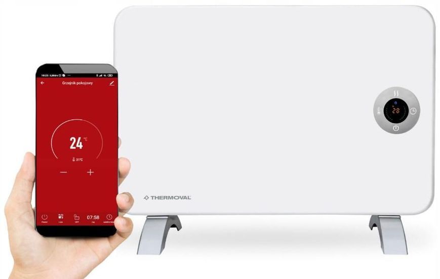 Електричний конвектор Thermoval T19 1000 WiFi 5901812592354 фото Електричний конвектор Thermoval T19 1000 WiFi 5901812592354 фото