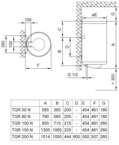 200 л. Бойлер Gorenje Tiki TGR Prime M 200 (мокрий тен) 700175 фото