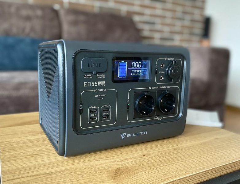 Зарядна електростанція BLUETTI EB55 (700 Вт) bluettieb55 фото Зарядна електростанція BLUETTI EB55 (700 Вт) bluettieb55 фото
