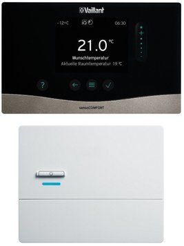 Бездротовий програмований погодозалежний регулятор Vaillant sensoCOMFORT VRC 720f 20260936 фото
