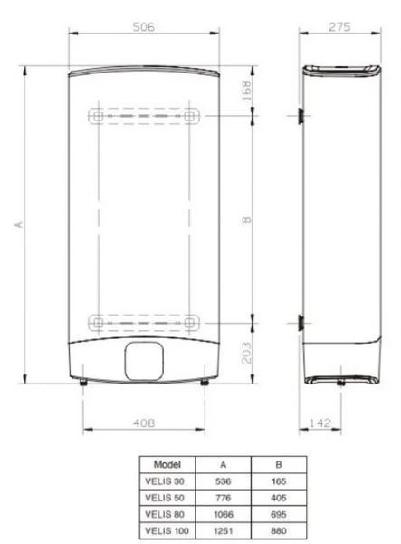 Водонагрівач Ariston VLS EVO 80 EU (гібридний тен) 3626146 фото
