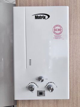20 кВт. Газова колонка Matrix JSD20 10 L (від батарейок) JSD 20 Matrix фото