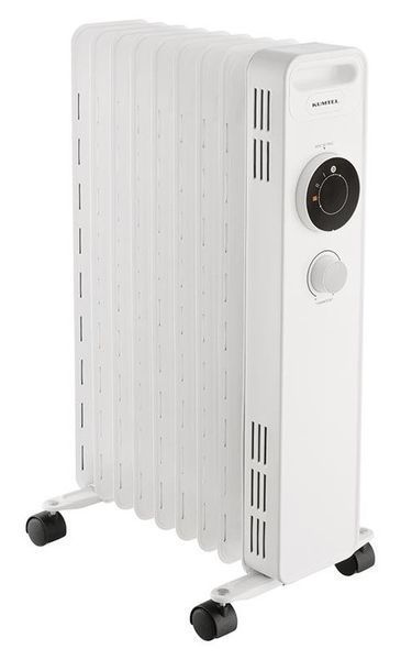 Масляний обігрівач Kumtel KUM-1225S White (2000 Вт/20 м2) 6820137 фото