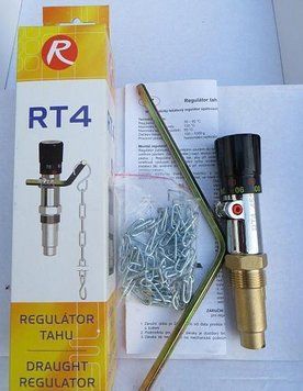 Регулятор тяги Regulus RT-4 для твердопаливного котла 494764 фото