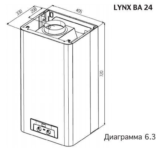 Котел газовий Protherm Рись LYNX 24 ВА (димохідний) 10010837 фото
