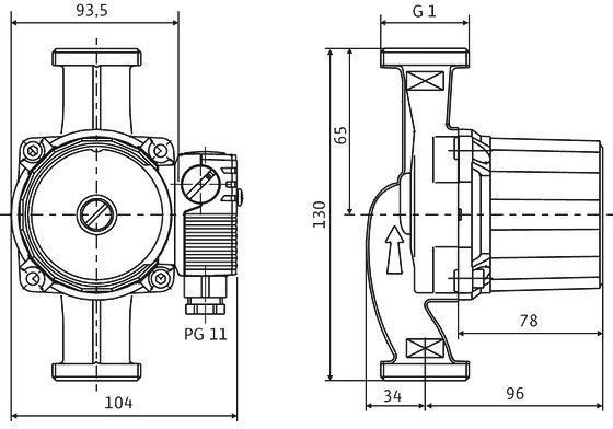 Циркуляційний насос Wilo Star-RS 15/6 (4063803) 4063803 фото